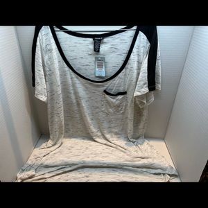 Short sleeve shirt breathable fabric with black strip on the sleeve